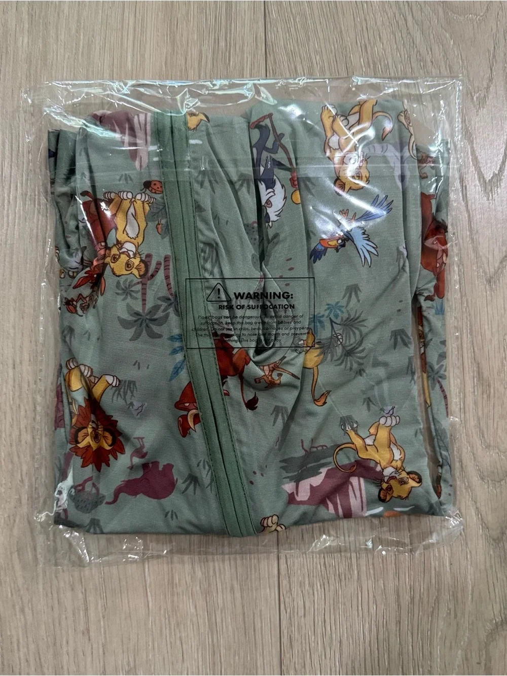 NIB Little Sleepies Disney Simba's Safari Zippy - Size 3-6M